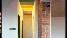 Interiér baťovského domku ve Zlíně