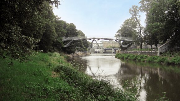 Lávka pro pěší přes Orlici