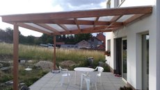 Zastřešení terasy rodinného domu