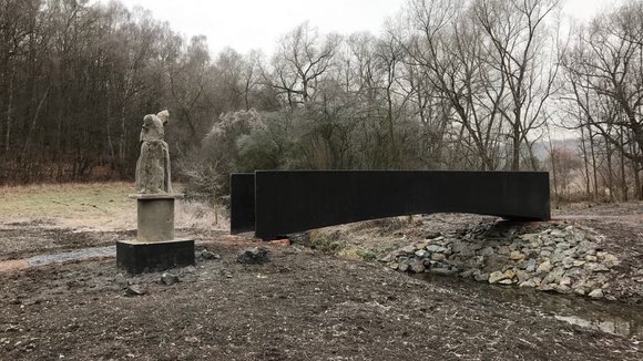 Lávka přes Dřetovický potok