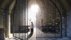 Svatováclavská mříž v chrámu sv. Bartoloměje