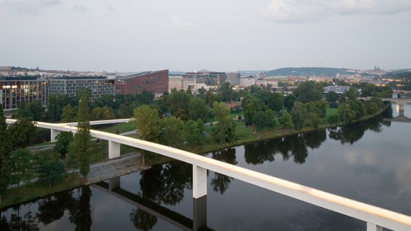 Štvanická lávka v Praze