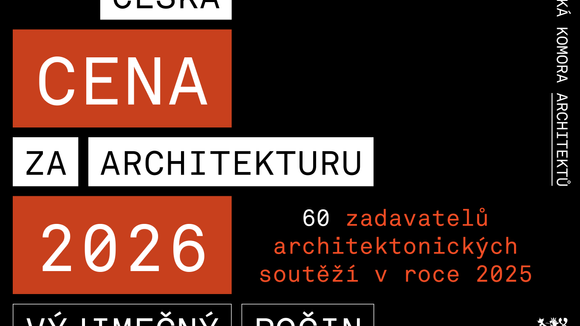 Ocenění za výjimečný počin letos patří zadavatelům architektonických soutěží